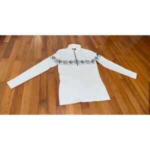 Newland 1/4 Zip base layer Long Sleeve Ski Wear Women's Made in Italy Size S